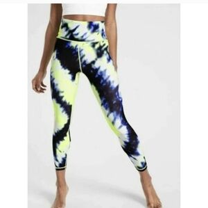 Athleta Elation Tie Dye 7/8 tight Leggings